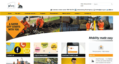 Desktop Screenshot of jra.org.za